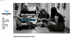 Desktop Screenshot of girlsrockdenver.org